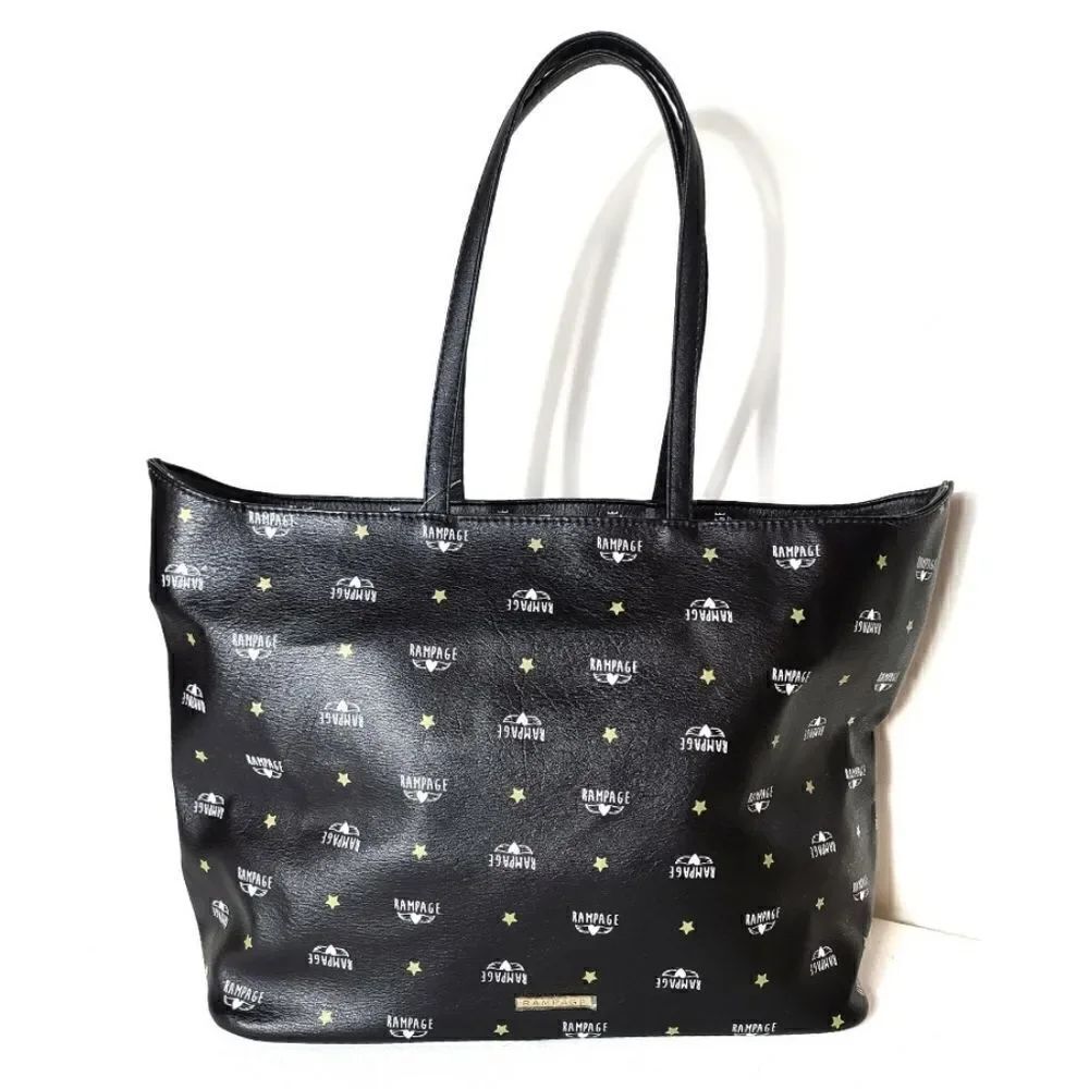 Rampage Black Over Size Hand Bag Nwt